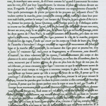 Extrait d'une page fleurie d'‘Anastylose’